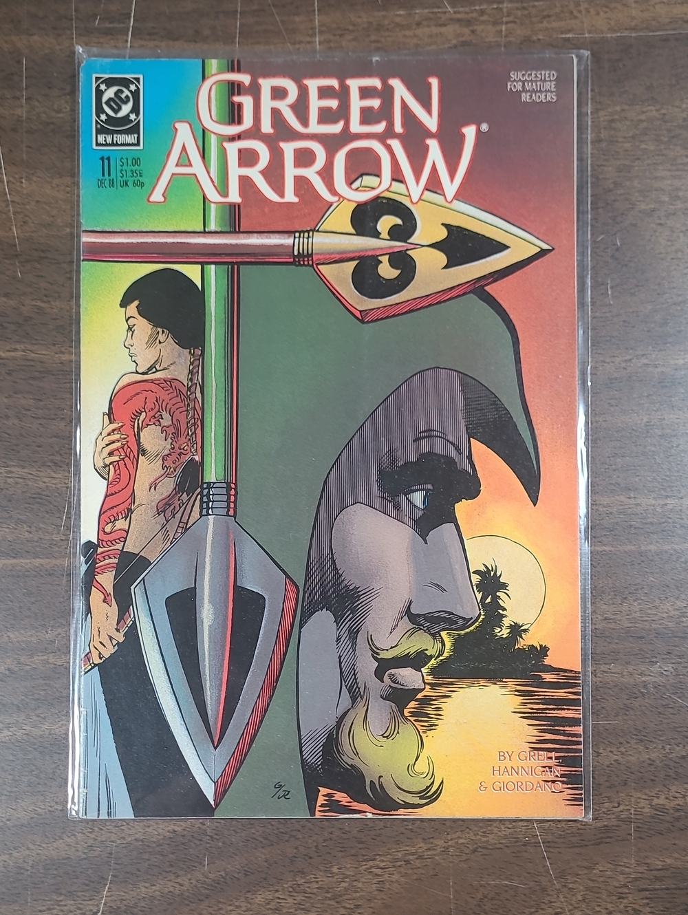 DC Green Arrow Comic Book #11 December 1988